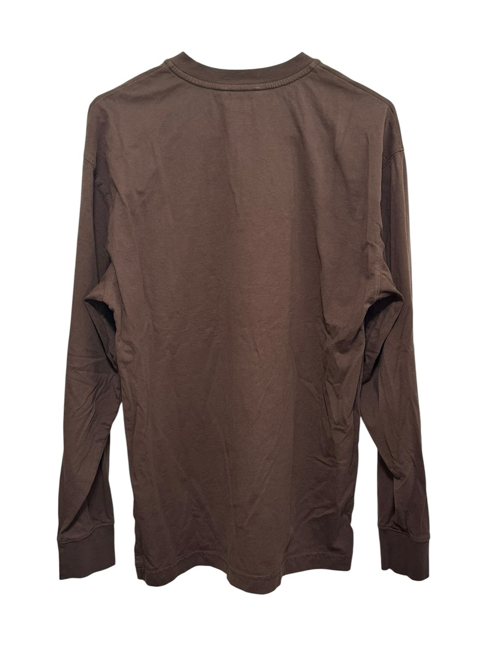 RedHead. Men's Brown Long-Sleeve Henley with Chest Pocket - Picture 2 of 5